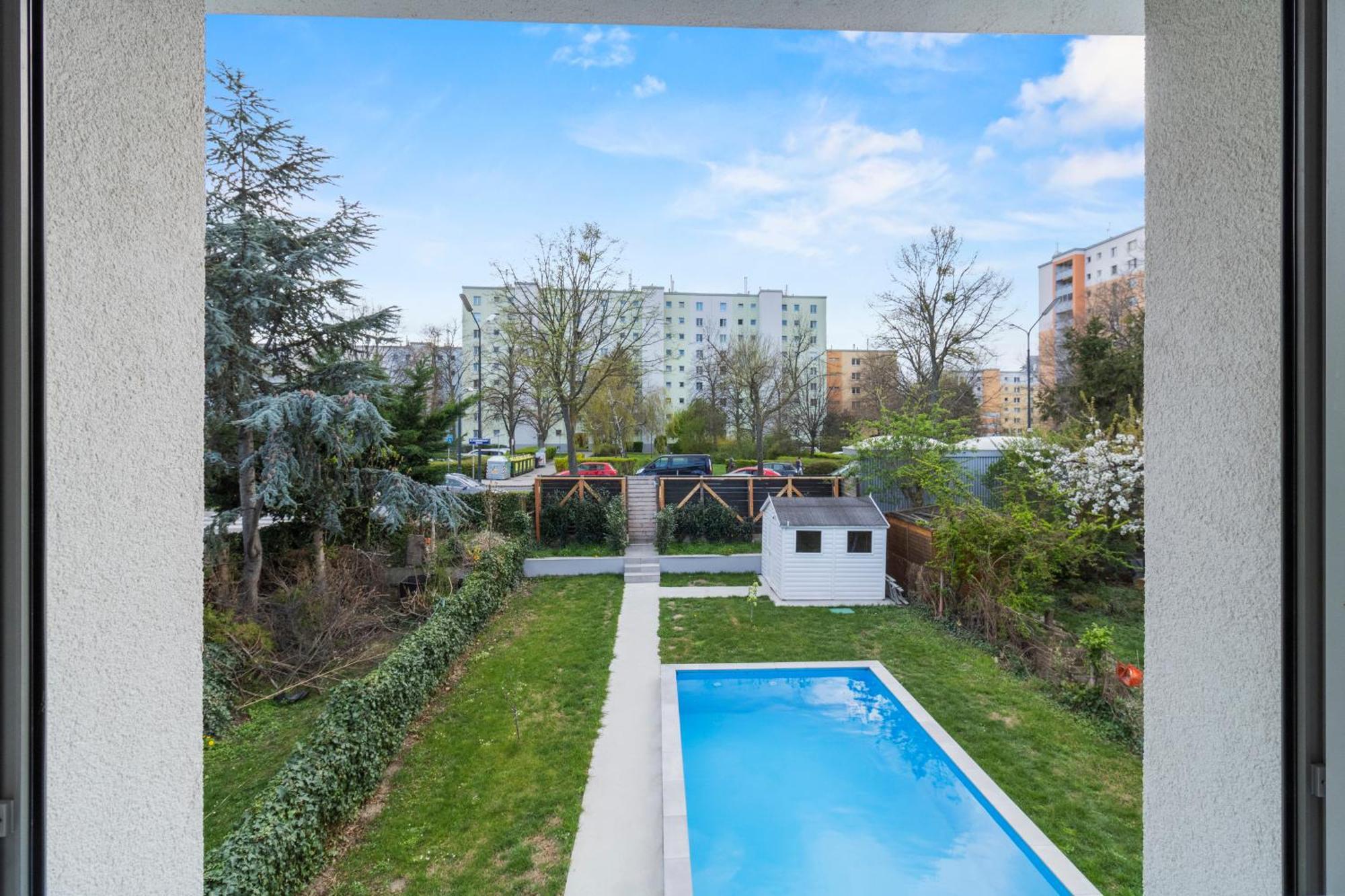 Villa Jaeger Mit Pool In Wien Bagian luar foto