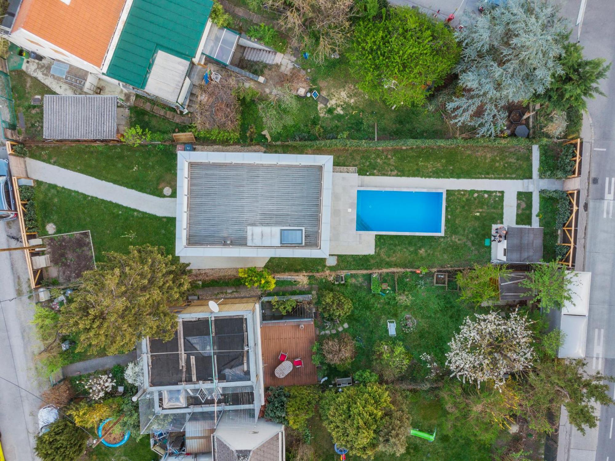 Villa Jaeger Mit Pool In Wien Bagian luar foto